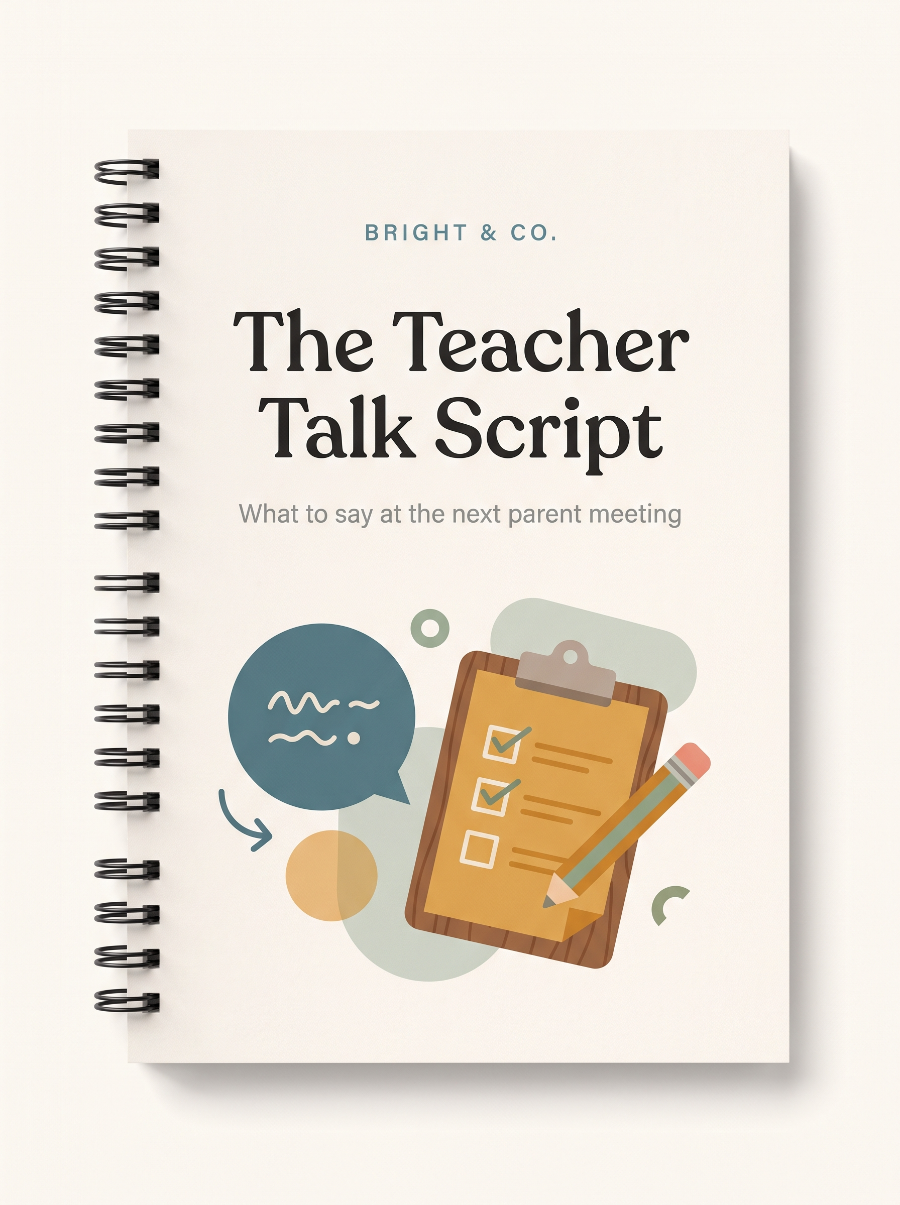 The Teacher Talk Script — Bright & Co.
