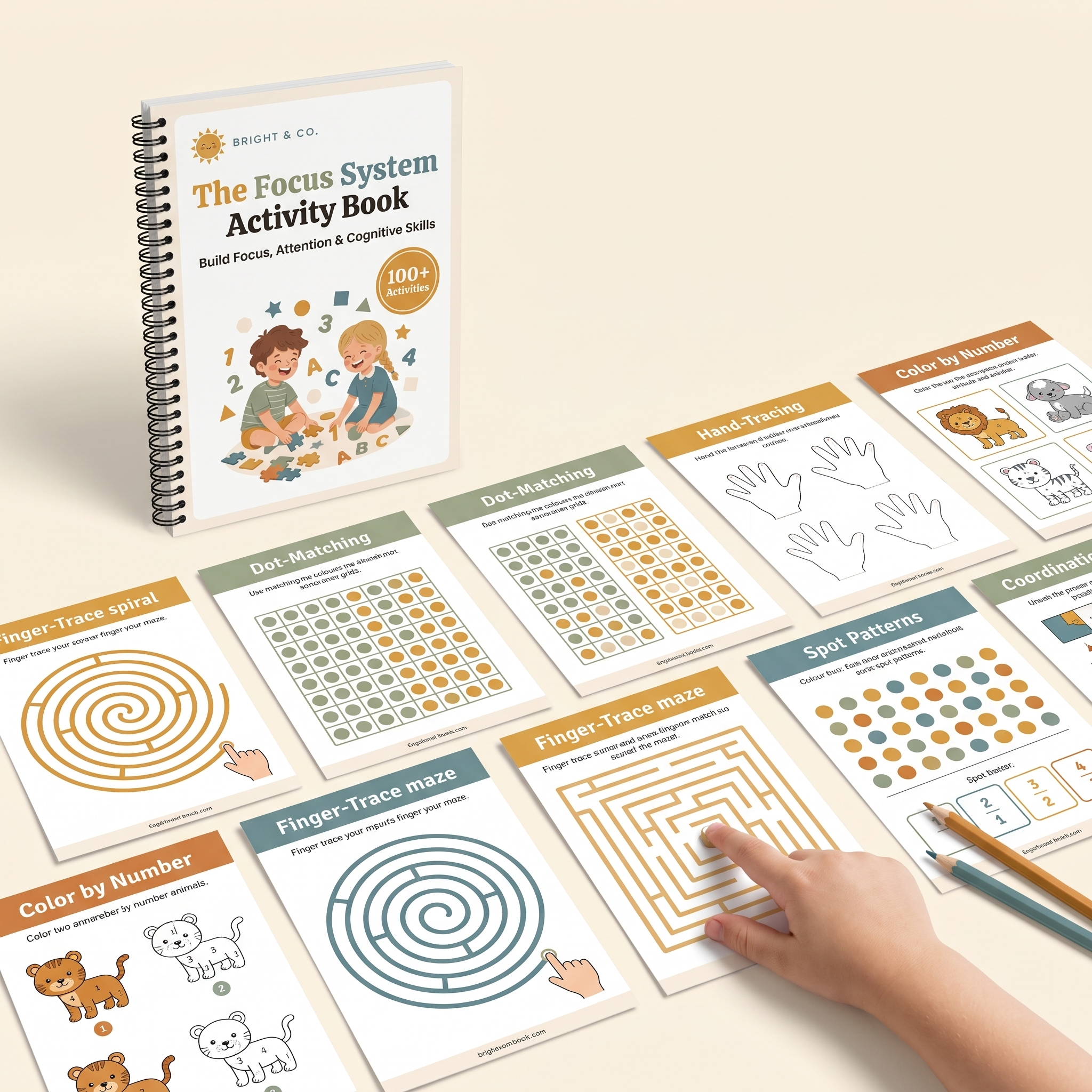 Bright & Co™ +100 Activities to Boost Attention, Focus, and Learning