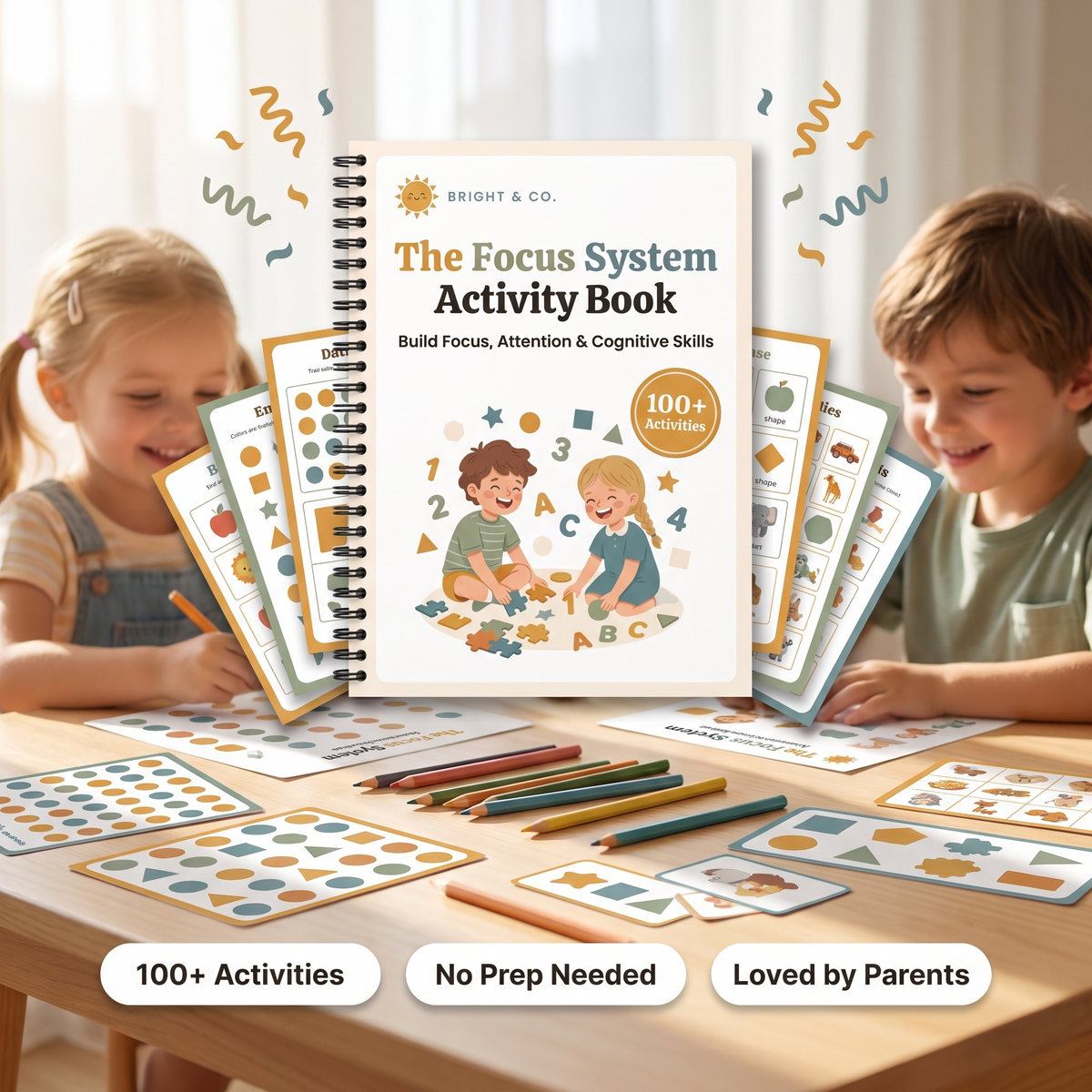 Bright & Co™ +100 Activities to Boost Attention, Focus, and Learning
