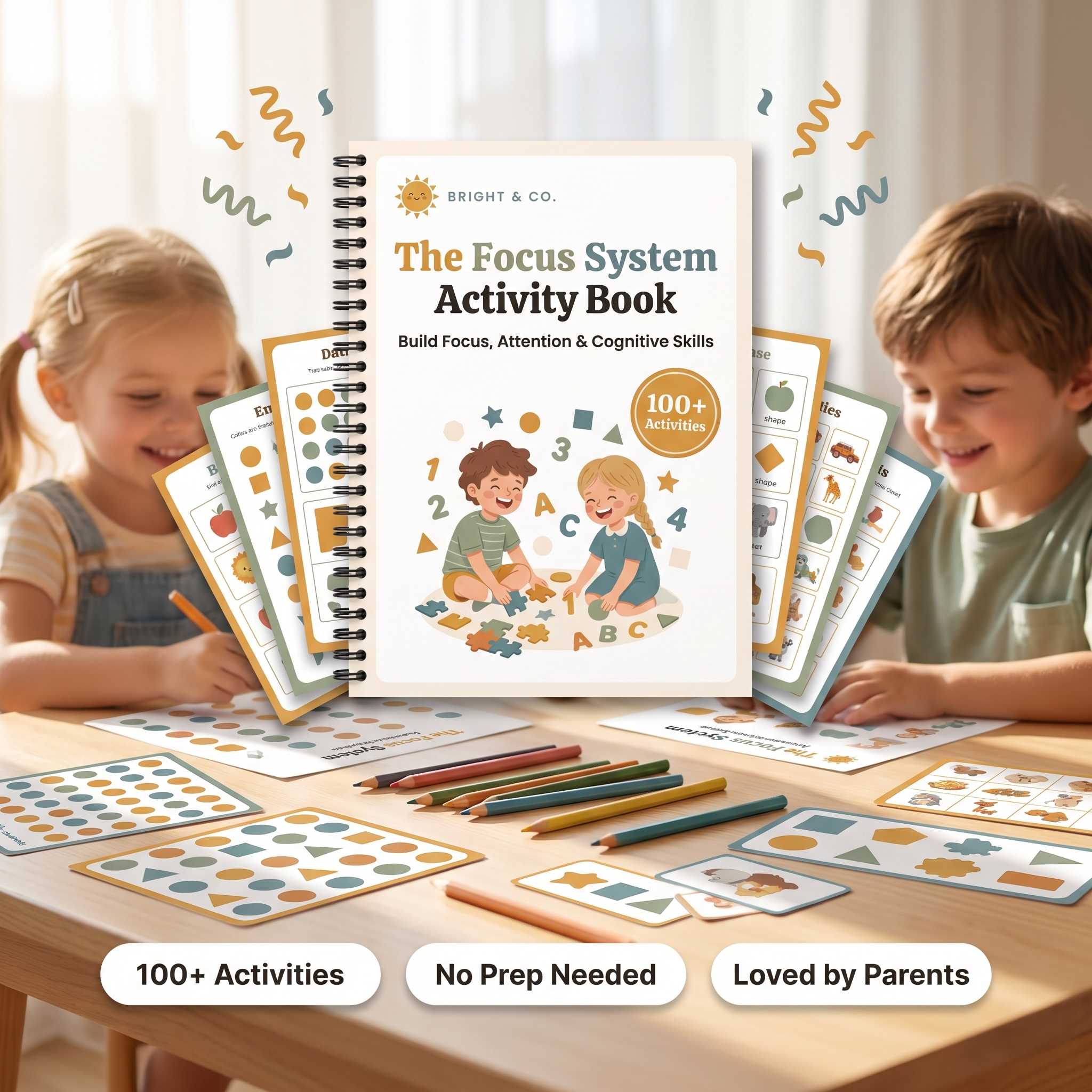 Bright & Co™ +100 Activities to Boost Attention, Focus, and Learning
